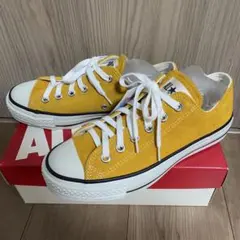 CONVERSE ローカットスニーカー スエード ゴールド