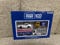 タカラトミー 株主優待2024 トミカ 100周年記念セット ミニカー 4台