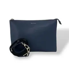 極美品　ポールスミス　2way ショルダークラッチレザー　明日まで
