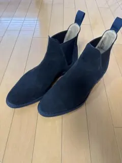 極美品 クロケット&ジョーンズ CHELSEA 8 スエード サイドゴア 6E 