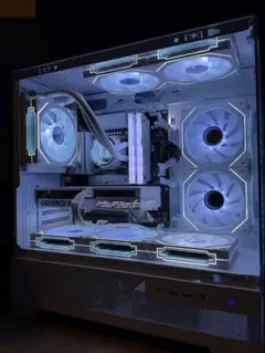 フルホワイトゲーミングPC Ryzen 5 5600X / RX 6650 XT - メルカリ