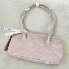 【新品タグ付き】　PAMEO POSE Moire Flute Bag ピンクのサムネイル