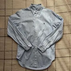 〈Ralph Lauren〉 ストライプシャツ 長袖 S