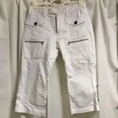 ミズノ カーゴパンツ ゴルフウェア ホワイト ベージュ