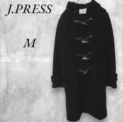 J.PRESS ジェイプレス フード付ダッフルコート ダークネイビー 9 毛