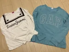 長袖シャツ SisterJenni & GAP トレーナー　2点セット 160