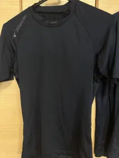 3枚セット　160cm Mizuno ネイビー 半袖 アンダーシャツ