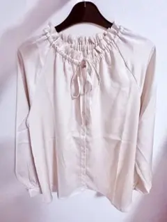 ANYSIS ギャザーネック ブラウス レディース