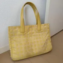 レア！！CHANELニュートラベルライントートMMイエロー