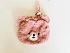 新品❷かわいいピンクくまちゃん　ふわもこアニマル　ボアポシェット