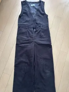 SLOBE iENA ダークブルーサロペット