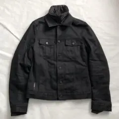 00s PRADA docking denim jacket black