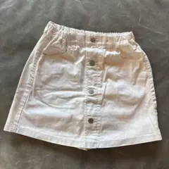 UNIQLO フロントボタン付き ミニスコート