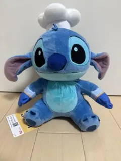 Disney Stitch ぬいぐるみ シェフ帽子のサムネイル