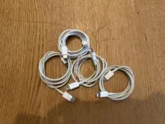 Lightningケーブル 4本セット ホワイト