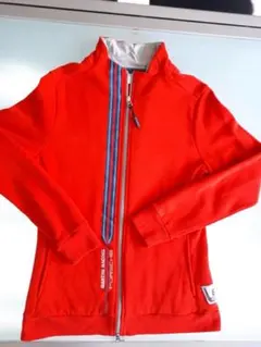 PORSCHE Design フリースジャケット レッド ジップアップ