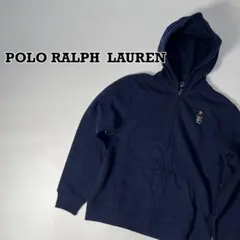 POLO RALPH LAUREN パーカー　フルジップ　ポロベア　刺繍