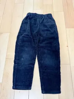ズボン パンツ コーデュロイ 黒 ジーユー GU キッズ