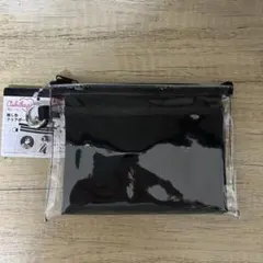 推しハピ 推し色クリアポーチ ブラック