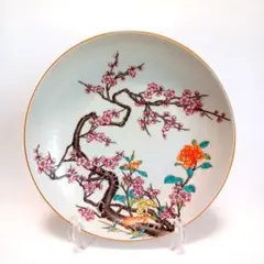 中国古美術品 清の乾隆時代 青花粉彩人物皿 本物保証 22cm - メルカリ