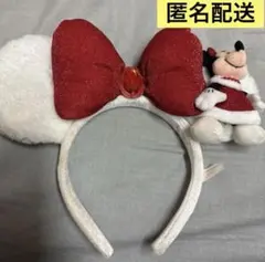 レア‼️ディズニーリゾート　ホリデーカチューシャ　ミニーちゃん　リボン　ラメ