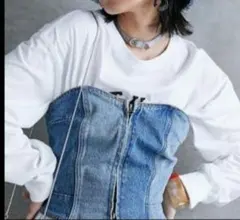 アパルトモン購入 R13 CROPPED デニムシャツ - メルカリ