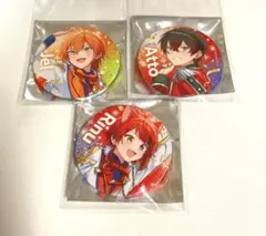 すとふぇす 缶バッジ（ジェルくん、あっとくん、莉犬くん）