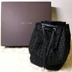 CELINE セリーヌ Cマカダム ミニ巾着バッグ