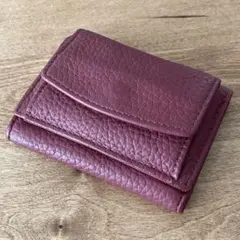 コンパクト財布*三つ折り*本革
