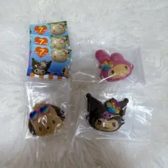 サンリオ キャラクターズ おめんコレクション　ポチャッコ　マイメロディ　クロミ