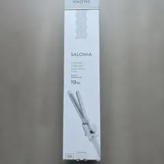 SALONIA カールヘアアイロン 19mm ホワイト