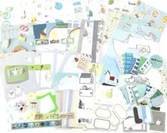 匿名配送❣️人気作家　紙博　手紙舎　ラベラー　緑/青