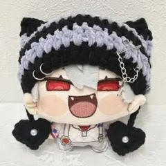 にじまるっと ハート付き猫耳ニット帽