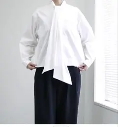 mizuiro ind ミズイロインド ロングタイカラーシャツ