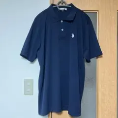 U.S.POLO ASSN. 半袖ポロシャツ メンズ 3L ネイビー