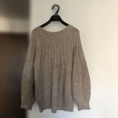 URBAN RESEARCH DOORS ベージュ ニット 長袖セーター