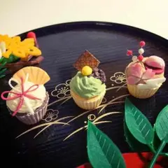 オーダー8名様☆彡和♡洋コラボカップケーキ