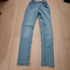 branshes ライトブルー スリムフィットパンツ 150cm