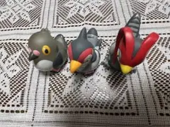ポケモン 指人形 3体セット　マメパト　ハトーボー　ケンホロウ