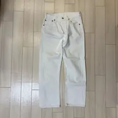 Levi’s 501 USA製 ホワイトデニム W29 L32（レングスカット）