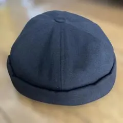 フィッシャーマン　ロールキャップ　黒