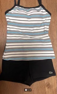 LACOSTE ラコステ レディース セパレート水着 ボーダーのサムネイル