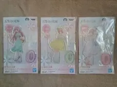 五等分の花嫁 　スタンド付き　３種セット　ビッグアクリルスタンドプレート