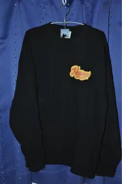 ねぐせ。 ロゴロングTシャツ　ブラックLおまけ付き