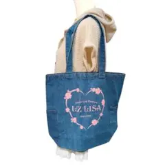 LIZ LISA ♡ デニムトートバッグ 肩掛け ロゴ ハート 姫ギャル 姫カジのサムネイル