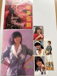 中森明菜　明星　付録　ポスター追加（写真2枚目）36.7×25.7cmくらい
