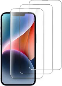 iPhone 14 Plus 6.7インチ用 全面保護フィルム 3枚セット