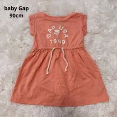 babyGap ワンピース 18-24ヶ月 90cm オレンジのサムネイル