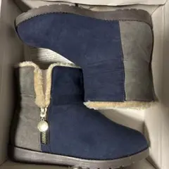 【美品】acqua calda アクアカルダ　ショートブーツ　ニッセン　ムートン