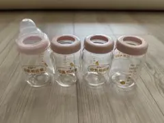 【美品】母乳相談室 哺乳瓶 耐熱ガラス製 160ml 4個セット